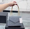 Luksusowa torebka jeansowa Damska torba na ramię crossbody Torba na ramię z łańcuszkiem 5A top torebki Modna torebka damska