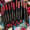Set di matite per rossetti impermeabili da 12 pezzi/set Kit di matite per labbra opache Trucco a lunga durata facile da indossare