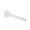 Shisha vape stylo verre Transparent brûleur à huile deux tailles différentes Pipe à fumer cuillère à main accessoires pour fumer magasin de fumée