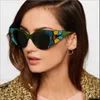 Sonnenbrillenrahmen, neuer Trend, individueller Charakter, Sonnenbrille für Damen, elegant, hochwertig, großer Rahmen, Designer-Cat-Eye-Brille, weiblich, Lady, Rave, Festiva, T2201114