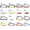 Bracelets de basket-Ball, Football, Rugby, Baseball pour hommes et femmes, corde en cuir réglable à la main, bracelet de sport RRC440