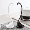 調理器具の白鳥の形をしたスープラドルホワイトブラックデザイン特別な直立スプーン便利なキッチンソーサーツール卸売221114