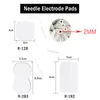 Other Massage Items 20/50/100Pcs Electrode Pads Tens Electrodes for Electric Digital Therapy Machine EMS Muscle Stimulator Body Massager 2mm Plug 221116