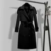 Женские траншеи Coats 2022 Spring Women's Long Coat Corean Styl