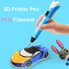 Printers QYG 3D Pen For Children Drawing Printing With LCD Screen Compatible PLA Filament Toys Kids Christmas Birthday Gift