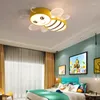 Plafoniere Modern Bee Lamp Home Decoration Salon Camera da letto per camera Dimmerabile Nordic Lamparas Illuminazione per interni