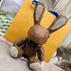 Modetillbeh￶r Rabbit Doll Nyckel Buckle Purse Pendant Bags Style Design Bag Chains Key Spuckles