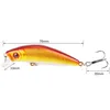 Esche Esche Aorace Minnow Fishing Lure 70mm 8g Occhi 3D Crankbait wobbler Plastica artificiale Esca dura Attrezzatura 221116