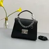 Real Leather Shoulder Bags Fashion Versatile Chain Messenger Bag 2023 Ladies Designer Bag Shape Stereo Soft Touch