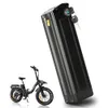 Elektrisk cykel litiumjon batteri silver fisk 15AH 20AH 48V Ebike -batterier Pack för 500W 750W 1000W 1500W MOTOR