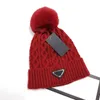 2022 Luxury Beanie Designer Winter Bean Men's and Women's Fashion Design Sticked Hairball Hat Drop Felt Monogram Jacquard Unisex Head Warmers