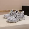 Hoogwaardige luxe designerschoenen, casual sneakers, ademende mesh-stiksels. Metalen elementen zijn maat 38-46