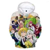 Erkek hoodies moda yedi ölümcül günah meliodas 3d çocuk sweatshirt erkek anime rahat y2k sonbahar büyük boy erkek clo