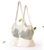 Storage Bags String Shopping Grocery Cotton Tote Mesh Net Woven Reusable Shopper