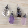 Anhänger Halsketten Xinshangmie Mode Naturstein Lila Kristall Quarze Amethysten Anhänger Unregelmäßige Form Für Schmuck Machen