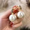 Elegantes pendientes colgantes de perlas de imitación para mujer, pendientes de gota exquisitos con borla larga de cristal, joyería de boda