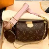 3A designer bags Date code M44823 Luxurys crossbody handbag favorite multi accessories wallet 3 pcs bag wallets Women purses shoulder bags 61276