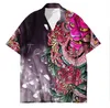 Chemises décontractées pour hommes Hawaïen Hommes Luxe Harajuku Samurai Tatouages japonais 3D Imprimé Mode Tops Surdimensionné Été Streetwear