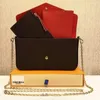 Luxurys Bag Designer Women Shoulder Bags Clutch Crossbody Leather louiseitys 1 viutonitys Removable Chain Detachable Strap 3pcs