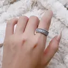 Real 925 Sterling Silver Diamond Ring Fit Pandora Eheringe Engagement Schmuck für Frauen