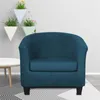 Sandalye elastik kulüp kanepe slipcovers kadife kahve bar koltuk kapağı oturma odası düz renkli küvet ile koltuk yastığı ile