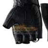 ST287 gants respirants pour moto professionnel Faux cuir noir Protection des articulations demi-doigt gants pour le cyclisme