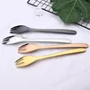 Definir talheres coloridos para jantar 304 Aço inoxidável Dinner Fork Towrery Setessert Long Handle Gold Black for El Party