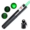 Laser Pointers Laser Pointer Pen 303 Green 532Nm Adjustable Focus Battery Charger 4 Colors