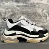 Fashion Men Women Casual Scarpe Pap￠ Paris Triple S 17FW Sneaker per le Chaussures Spring Navy Blue Orange EUR 36-45