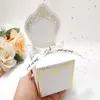 Geschenkpapier 50/100 Stück Stuhl Bronzing Candy Box DIY Hochzeit Gunsten Geschenke Boxen Perle Herz Verpackung Taschen mit Band Geburtstag