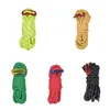 4mm Outdoor Tent Umbrella Rope Buckle Combination Nylon Reflective Guyline Cords Adjusters for Camping Wind Rope MJ1112