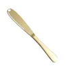 Coltello da burro in acciaio inossidabile di grande qualità con foro per cuocere la crema di formaggio Coltelli Home Bar Utensili da cucina per posate Spedizione marittima RRC447