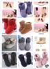 2023 Uggitys stile passerella Stivali da neve di lusso Australia Ugglie Bobina sottile Design Stivali medi Marchio classico Wggs Australias Stivali di lana Scarpe invernali calde