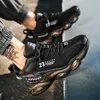 Dress Shoes Men Sneakers Running Boots Fashion Outdoor Jogging Sports Mesh Ademende demping Black Basket Schoenen Male Big Size 221116