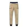 Мужские брюки Зимние мужские эластичные теплые спортивные штаны Толстые брюки из флисовых брюк мужские ветропроницаемые кашемир для мужчин 4xl 5xl 6xl 7xl 8xl 221116