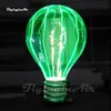 Grand éclairage ampoule gonflable modèle Transparent Airblown LED ampoule réplique ballon bande lumineuse à l'intérieur pour la décoration de fête