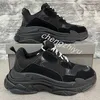 Direto da fábrica Paris Triple S Casual Dad Shoes Masculino Feminino Pista Preto Branco Ginásio Vermelho Cinza Plataforma Amantes Tênis EUR 36-45