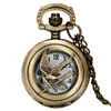 Pocket Watches Small Size Bronze Hungry Famous Games Clock Quartz Necklace Pendant Watch Fob Chain Gifts for Men Women Kids