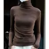 Kadın Tişörtleri Basit Temel Bask Beltili Uzun Kollu T-Shirt Kadınlar Sıradan Pamuk Tişört Slim Fit Fit Suclover Tshirt Üstler 2022 Sonbahar Kış