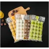 Ice Cream Tools Sublimation 10Pcs/Pack Ice Tools Cube Molds Disposable Selfsealing Ices Cubes Bags Transparent Diy Quick Zing Making Dhmn7