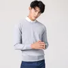 Maglioni da uomo Autunno Inverno Mens Maglione di cachemire Casual Caldo Manica lunga Pullover lavorato a maglia Top Moda maschile Solido scollo a V O-Collo