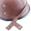 Leather German Style Retro and Vintage Half Open Face DOT Approved Motorcycle Helmet With Visor for Man and Woman306n5190991