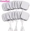 Other Massage Items 100/20p 5x5cm TENS Ems Nerve Muscle Stimulator Electrode Pads Gel Stickers s Physiotherapy Machine 2mm Plug 221116