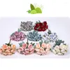 Flores decorativas Buquê de seda artificial de seda rosa para festa de casamento Decoração de outono Decoração de casa DIY DIY FLOR