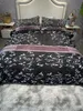 Marken-Designer-Bettwäsche-Sets 4-teiliges Set Brief gedruckt Bettlaken Mode Kissenbezüge HT1716