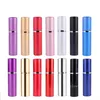 Party Favor 5ml Portable Mini Aluminum Refillable Perfume Bottle With Spray Empty Makeup Containers With Atomizer For Traveler LT181