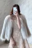Женское меховое покрытие женское короткое искусственное норки осенью зимой 2022 г. Толстый теплый натуральный цвет O-образный вырезок роскошные куртки