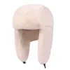 Berets Fashion Women's Winter Bomber Hat Plush Ushanka Ushanka Ushanka