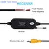 2.4g Receptor de transmissor sem fio para câmera de backup traseira reversa do carro e monitore a câmera de veículo de assistência ao estacionamento