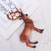 Dekoracje świąteczne Reindeer Deer Figurines Decor Elk Ornament Table Stoler Rzeźba Dekoracja Whiteornaments Zwierzę